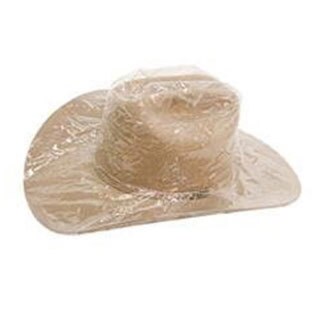 clear plastic hat