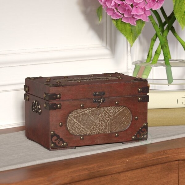 wooden card chest