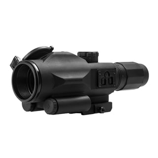 NcStar SRT Black 3-9x40mm P4 Sniper Reticle with Green Laser Scope