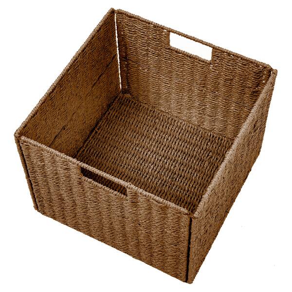 Best Choice Products Foldable Hyacinth Storage Baskets, Natural - 5 count