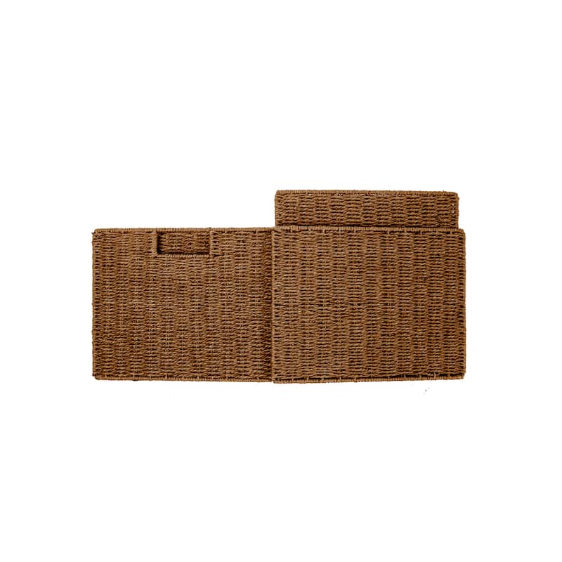 Trademark Innovations Foldable Storage Basket with Iron Wire Frame