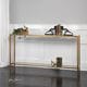 preview thumbnail 1 of 1, Uttermost Hayley Gold Console Table