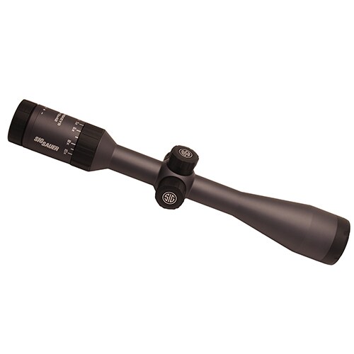 Sig Sauer Whiskey5 SFP Graphite/Black 2-10x42mm HellFire Quadplex Reticle 0.25 MOA Adjustment Hunting Riflescope
