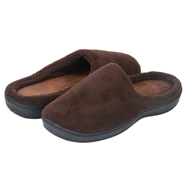 mens slippers with memory foam insoles