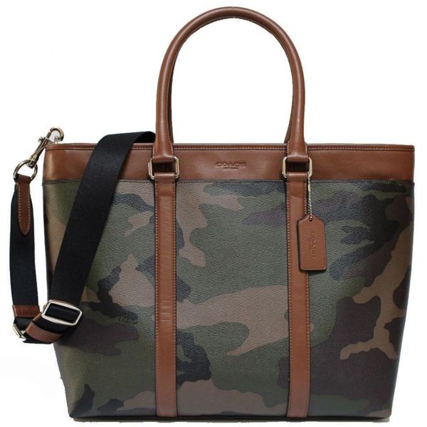 coach camo tote