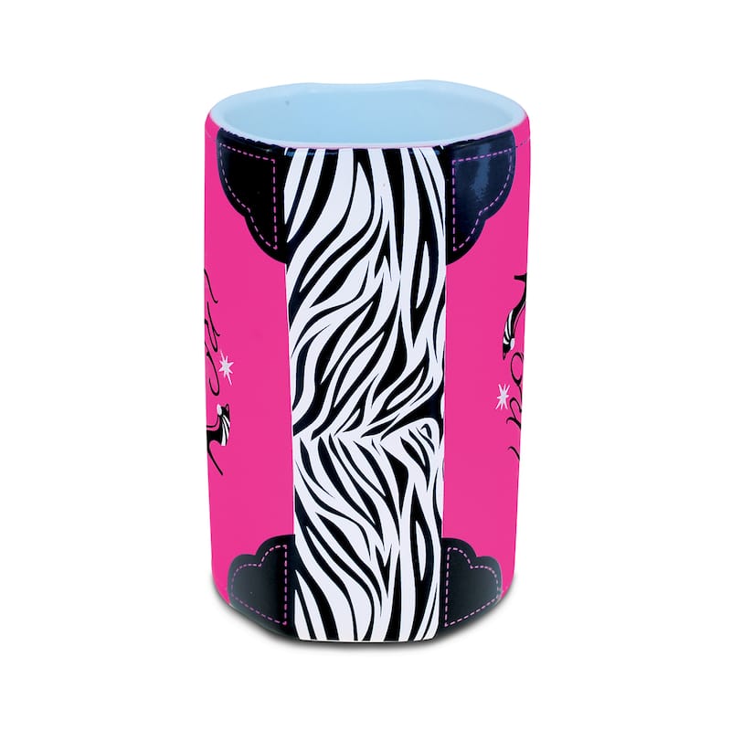 Puzzled 'Girls Night Out' Multicolored Ceramic Purse-shaped Mug