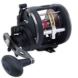 Penn Warfare Black Aluminum Level Wind Fishing Reel