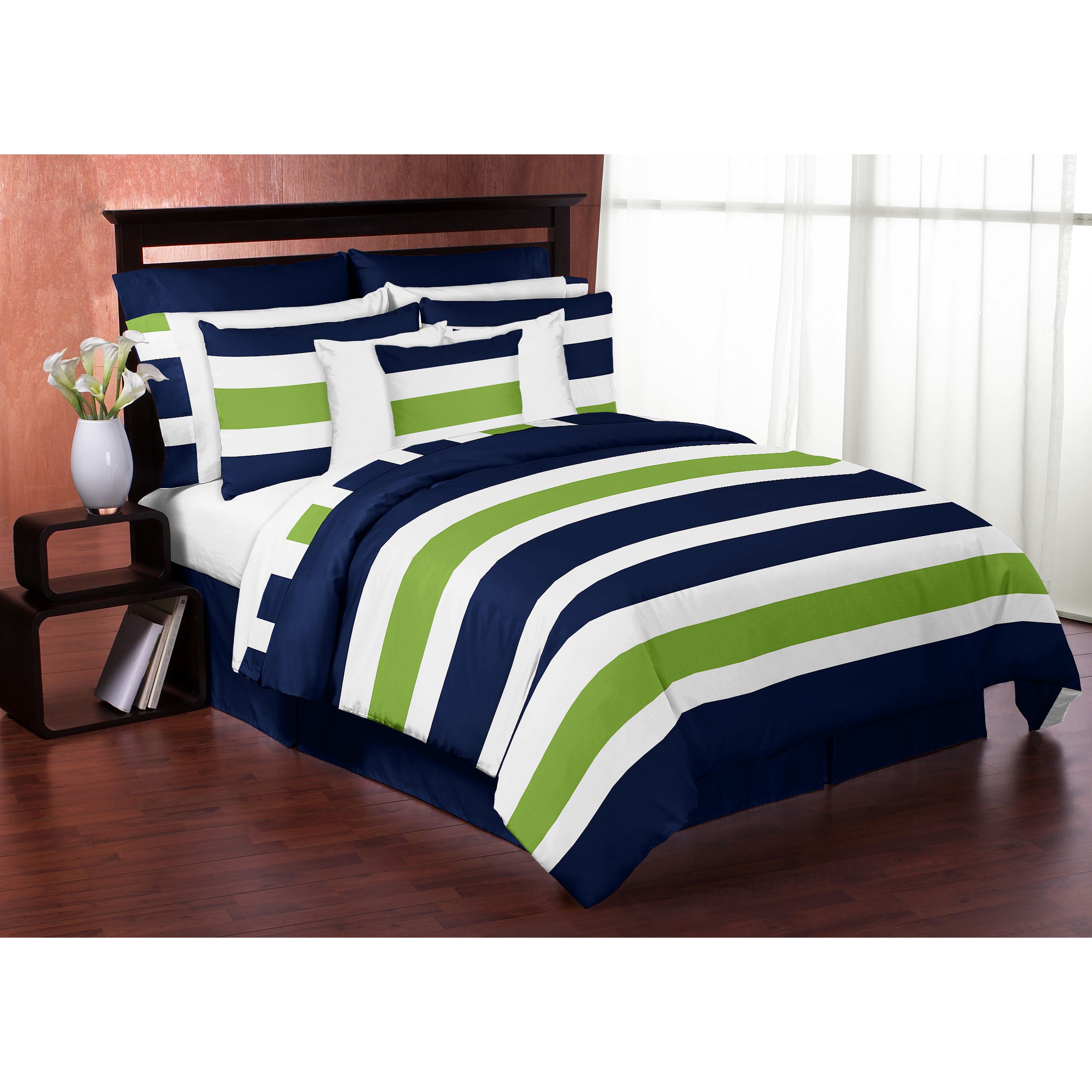 full blue comforter