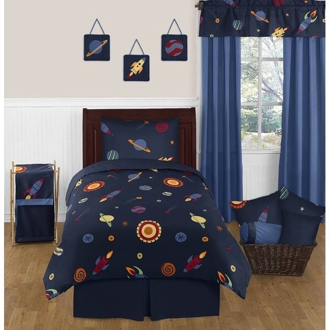 rocket ship comforter