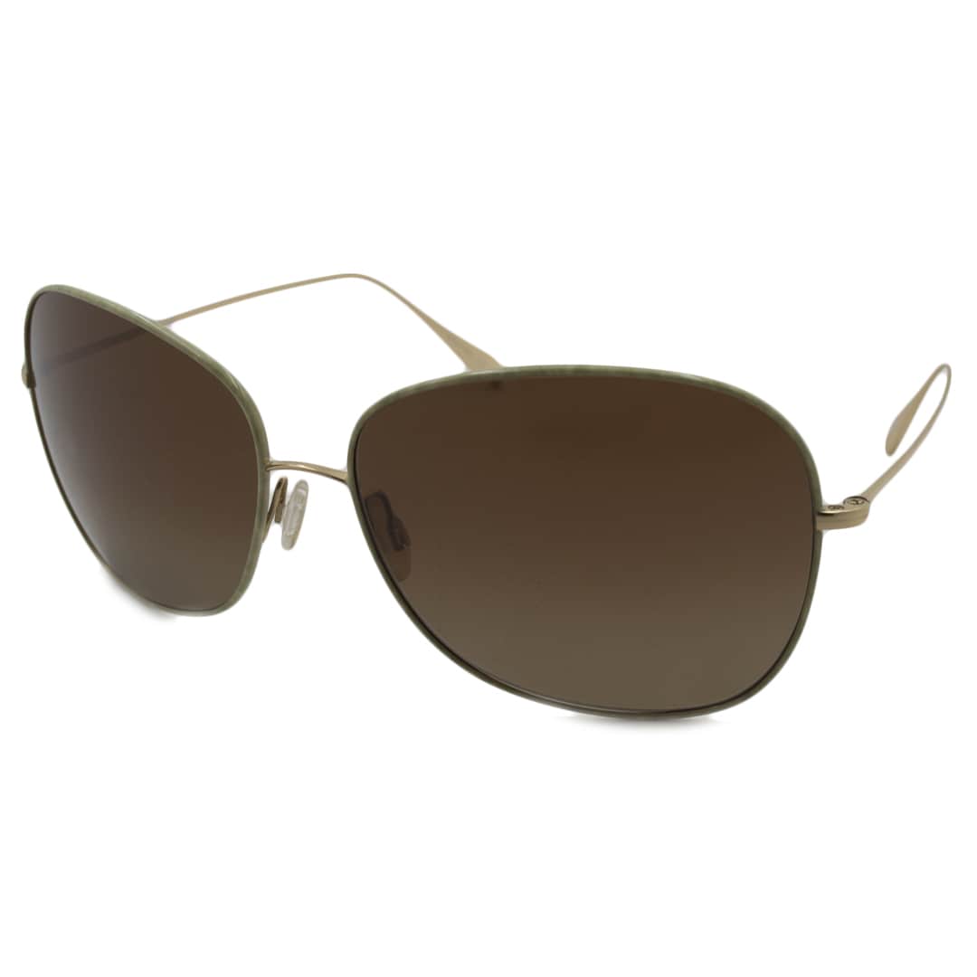 Oliver Peoples Womenundefineds OV1031ST Elsie Polarized/ Oversize Sunglasses  in Beige/Polarized Brown (As Is Item) - Overstock - 13730515