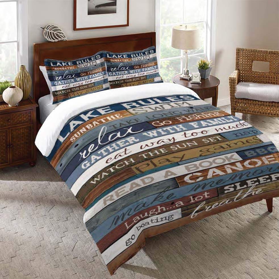 Shop Laural Home Rules Of The Lake Comforter Overstock 13731622