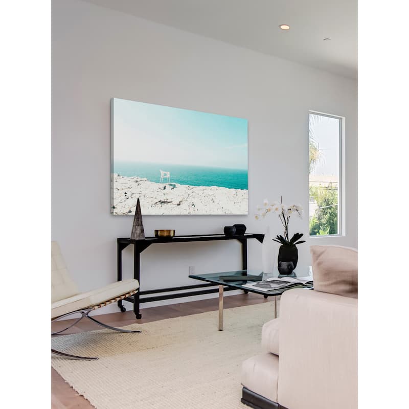 Marmont Hill - 'Take a Breath' by Morgan J Hartley Painting Print on Wrapped Canvas - Multi-Color