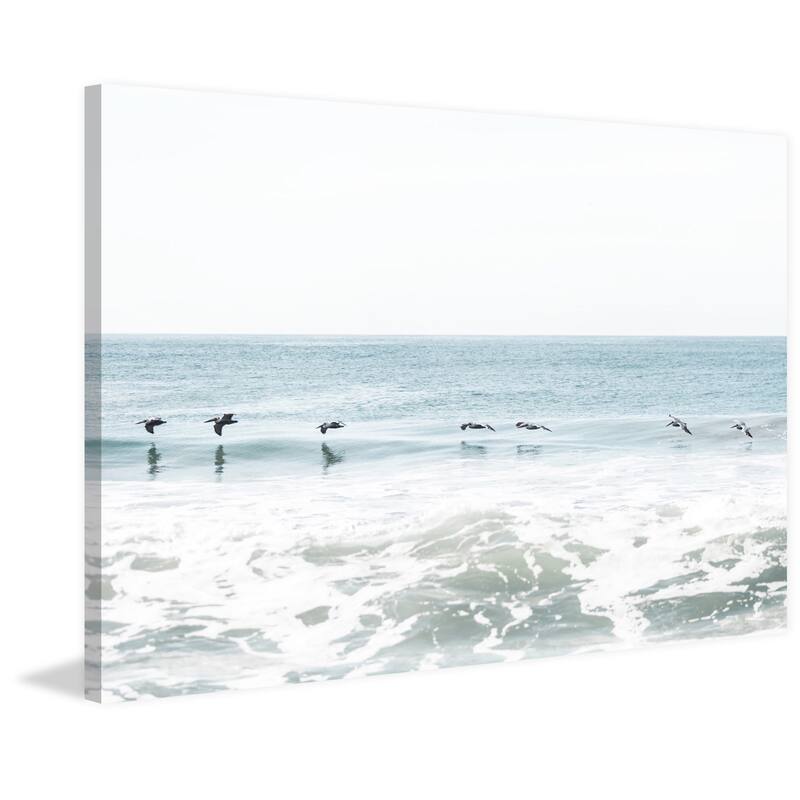 Marmont Hill - 'Follow the Leader' by Morgan J Hartley Painting Print on Wrapped Canvas - Multi-Color