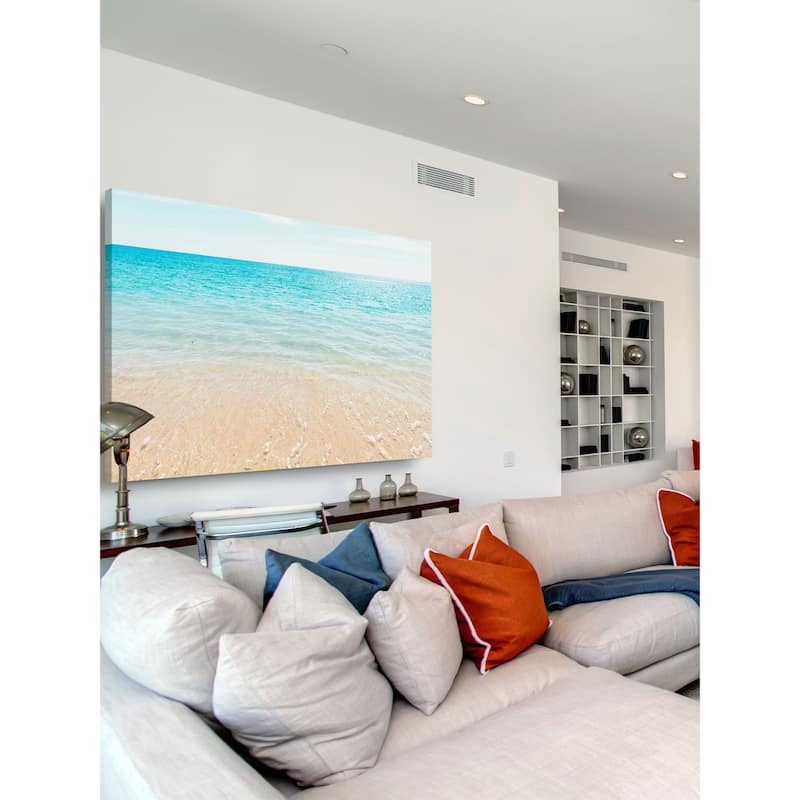 Marmont Hill - 'Shimmer' by Morgan J Hartley Painting Print on Wrapped Canvas - Multi-Color