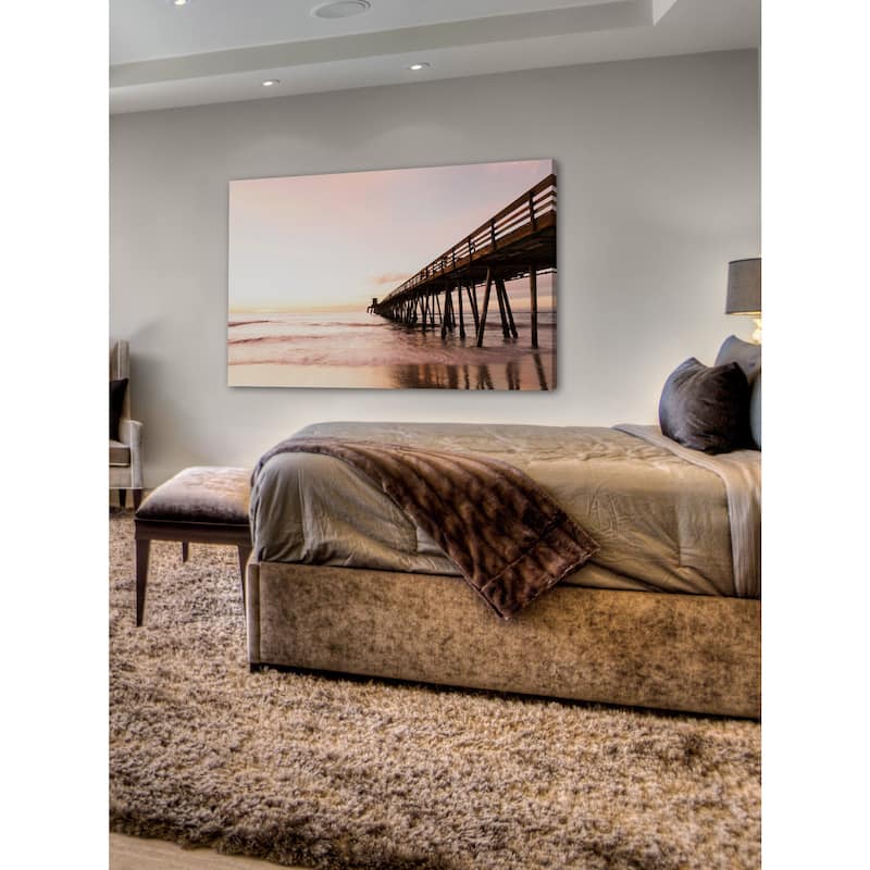 Marmont Hill - 'Out to Sea' by Morgan J Hartley Painting Print on Wrapped Canvas - Multi-Color