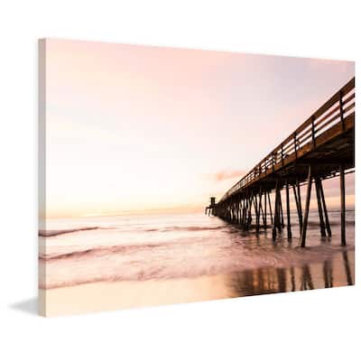 Marmont Hill - 'Out to Sea' by Morgan J Hartley Painting Print on Wrapped Canvas - Multi-Color