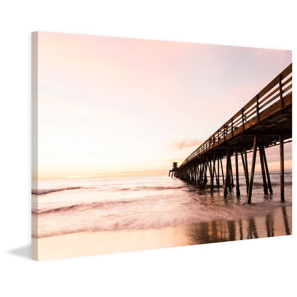 Marmont Hill - 'Out to Sea' by Morgan J Hartley Painting Print on Wrapped Canvas - Multi-Color