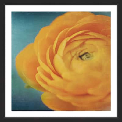 Marmont Hill - 'Yellow Bloom' Framed Painting Print - Multi-Color