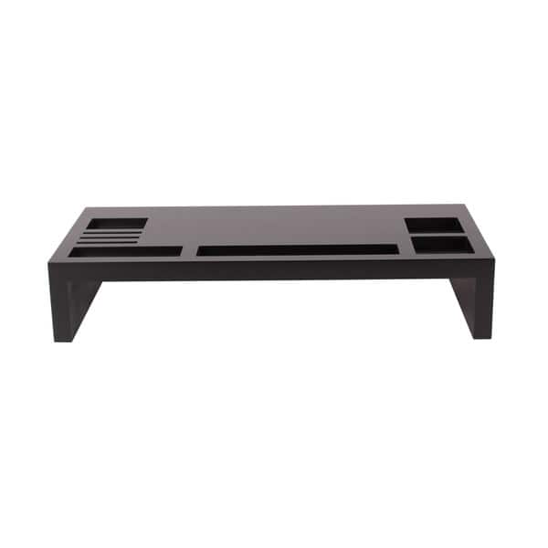 Kate And Laurel Briggs Wood Desktop Organizer Monitor Bridge Laurel Briggs Wood Desktop Organizer
