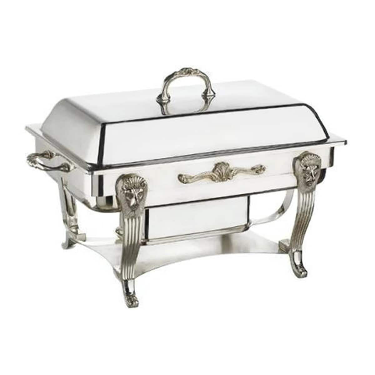 Heim Concept Silver Plated 8 Qt. Rectangular Chafing Dish Bed Bath