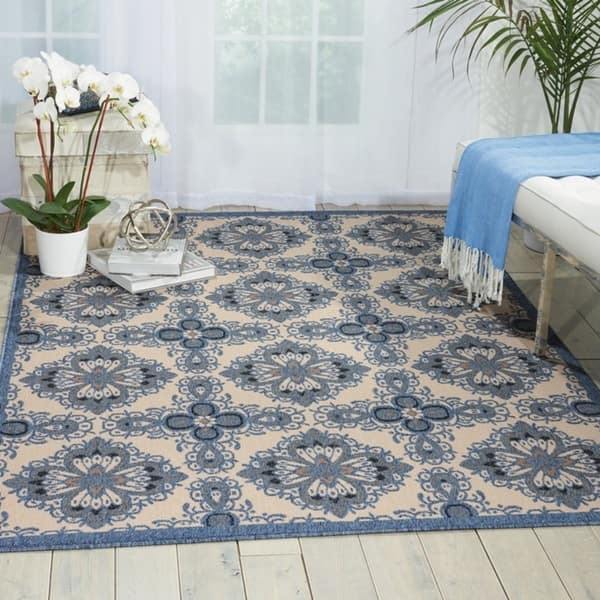 Nourison Caribbean Floral Indoor/Outdoor Area Rug