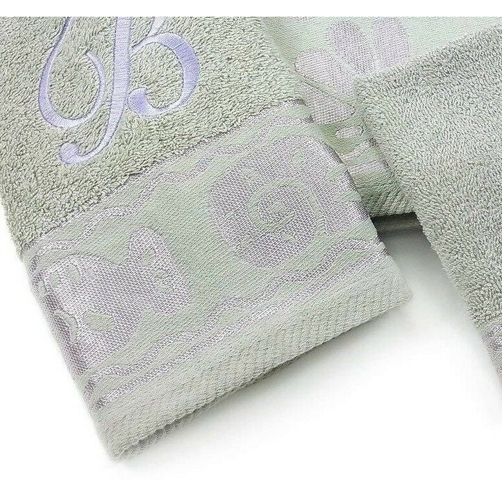 Monogram Letter Personalized 3 Piece Bath Towel Set ANY COLOR