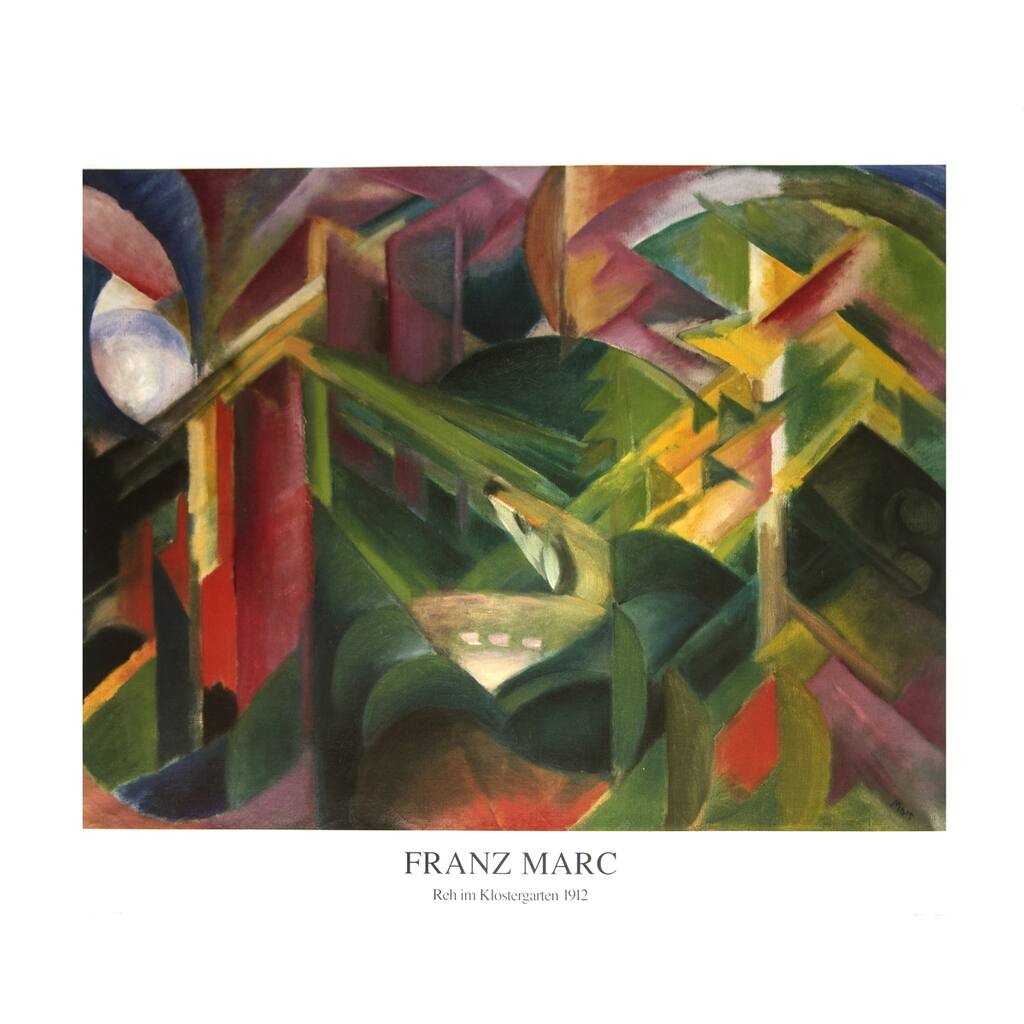 Franz Marc 'Forest' 1995 Poster, 27.5 x 35.5 inches