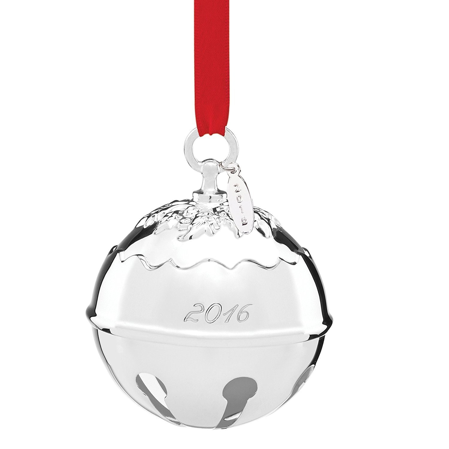 Reed & Barton Ringing in The Season 2016 Silver Holly Bell Ornament