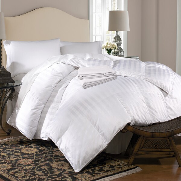 White Down 5-Piece Comforter and Sheet Set