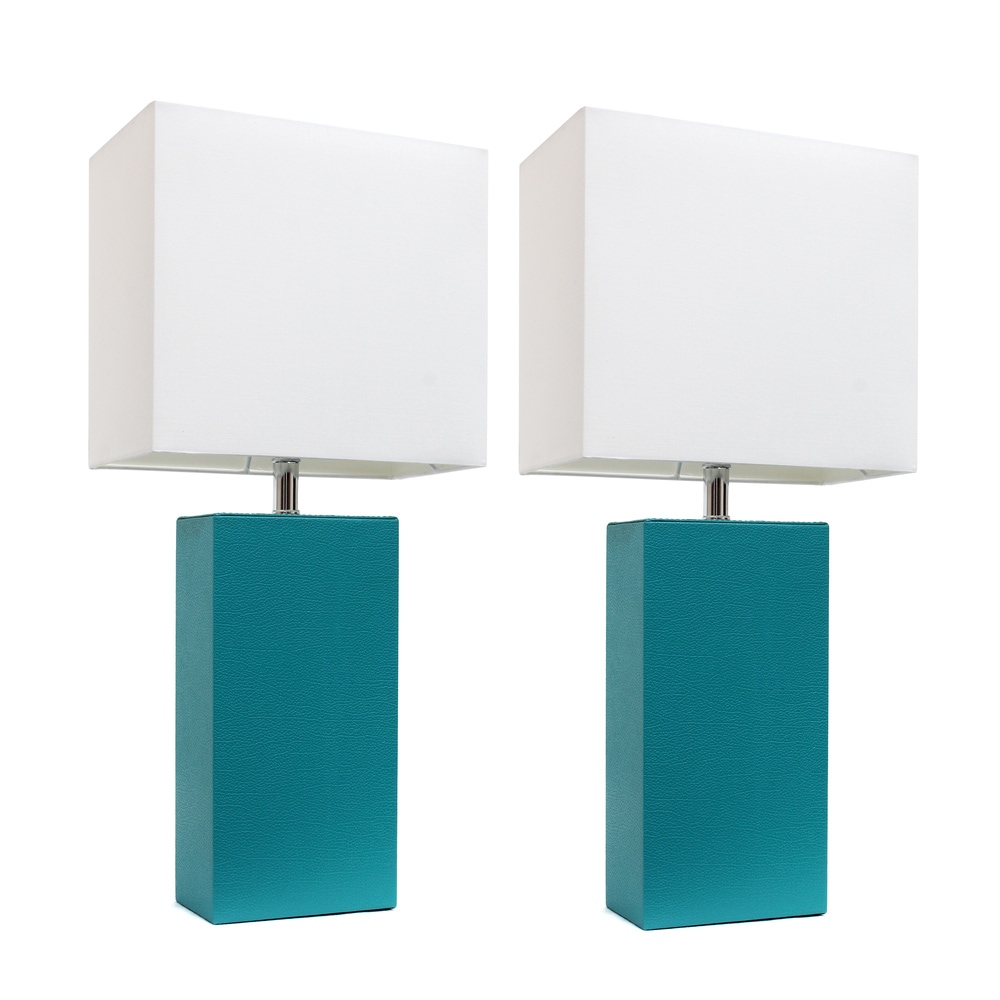 lamps with blue shades