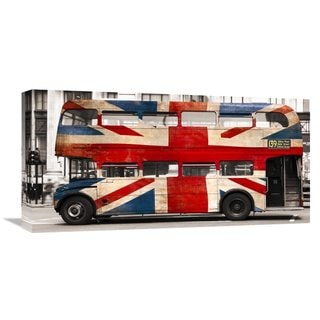 Global Gallery Pangea Images 'union Jack Double-decker Bus, London 