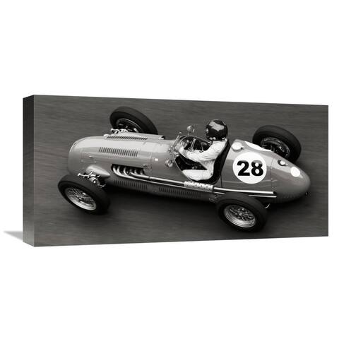 Global Gallery Peter Seyfferth Historical race car at Grand Prix de Monaco Stretched Canvas Artwork
