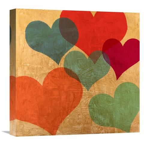 Global Gallery Malia Rodrigues Muchos besos Stretched Canvas Artwork