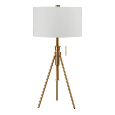 Fali Contemporary Metal Tripod Legs Table Lamp by Furniture of America