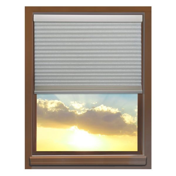 Linen Avenue Custom Cordless 18 to 19-inch Wide Seashell Blackout Cellular Window Shade. Opens flyout.