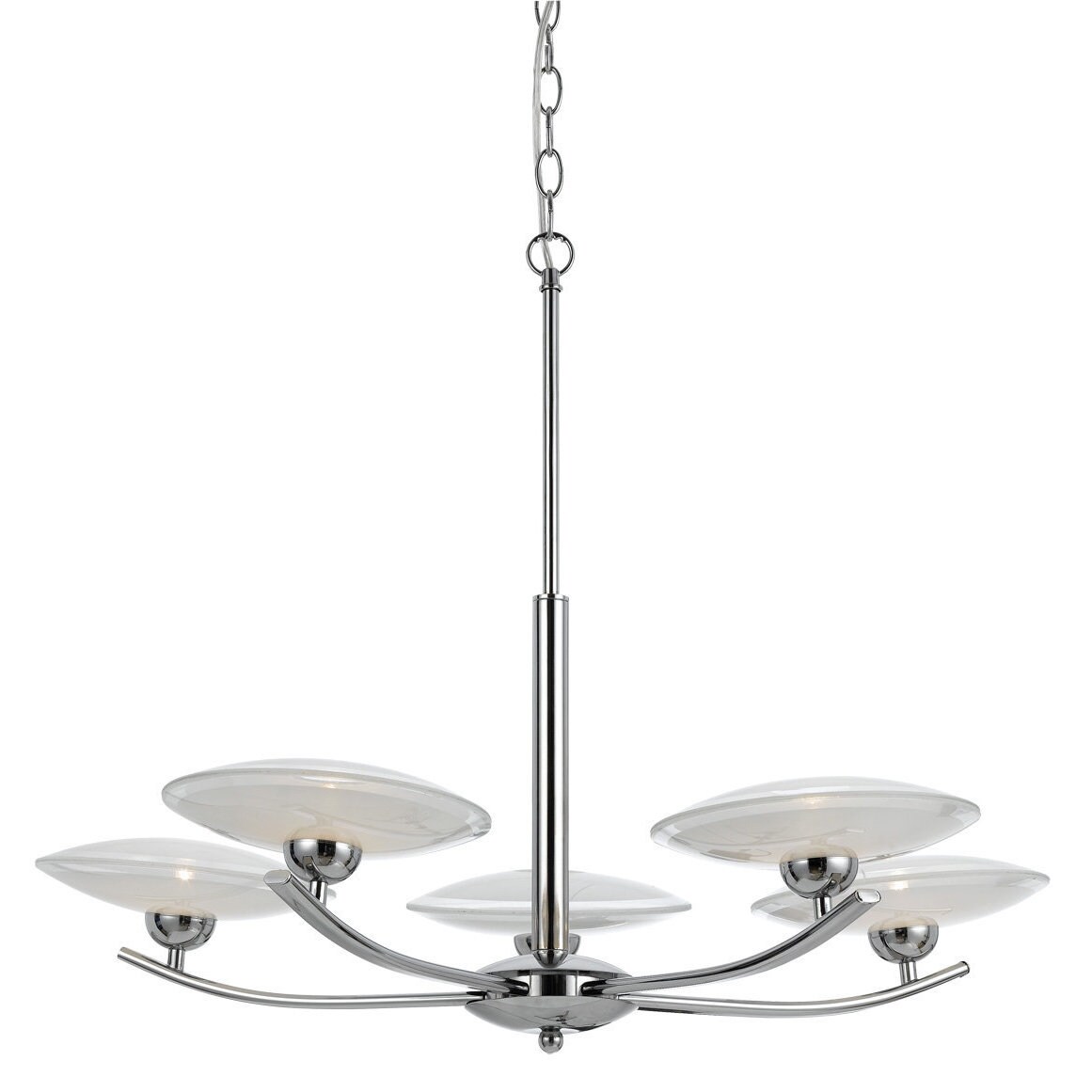 Florence Metal and Glass 35-watt Chandelier (Chandelier) - Chandeliers For Bedrooms by Overstock.com