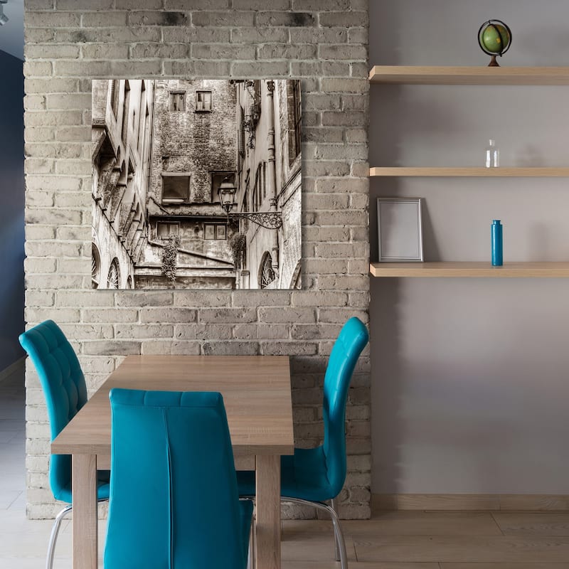"Italy in Sepia 6" Giclee Print Canvas Wall Art