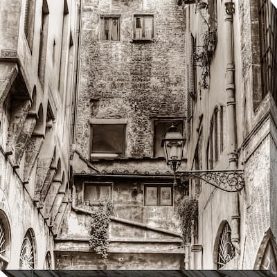 "Italy in Sepia 6" Giclee Print Canvas Wall Art