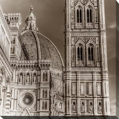 "Italy in Sepia 5" Giclee Print Canvas Wall Art