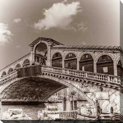 "Italy in Sepia 3" Giclee Print Canvas Wall Art