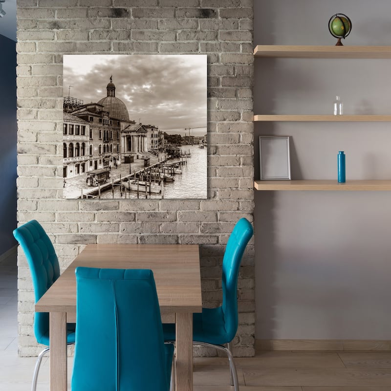 "Italy in Sepia 2" Giclee Print Canvas Wall Art