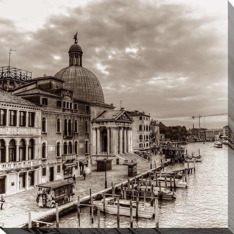 "Italy in Sepia 2" Giclee Print Canvas Wall Art