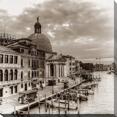 "Italy in Sepia 2" Giclee Print Canvas Wall Art