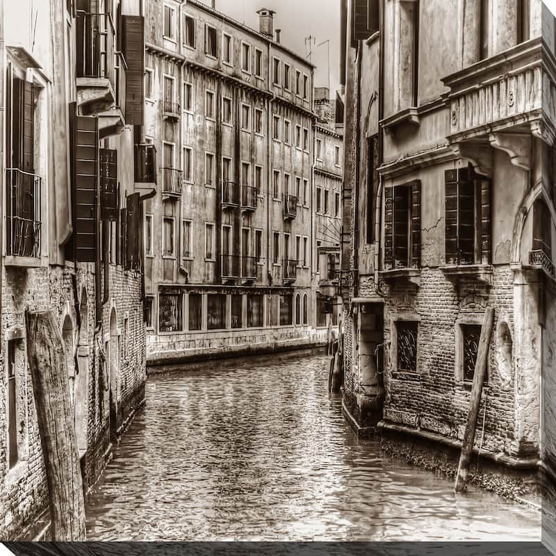 "Italy in Sepia 1" Giclee Print Canvas Wall Art