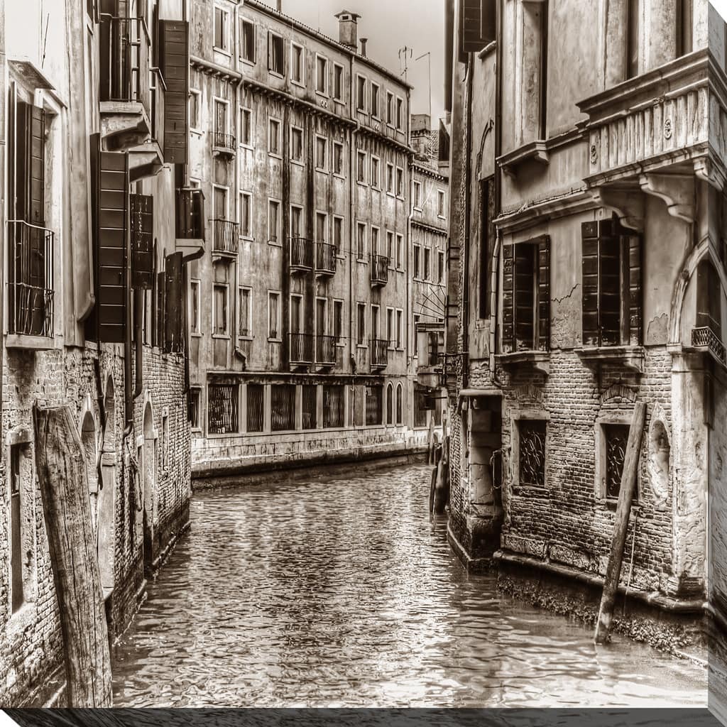 "Italy in Sepia 1" Giclee Print Canvas Wall Art
