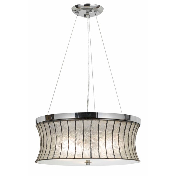 Textured Glass Pendant Light shop chrome finished metal glass textured pendant light fixture silver free shipping today overstock 13742173