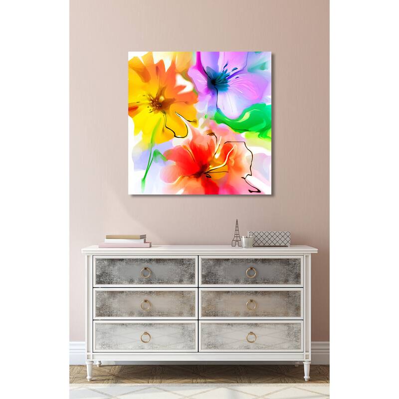 "The Floral Dance" Giclee Print Canvas Wall Art