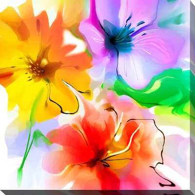 "The Floral Dance" Giclee Print Canvas Wall Art