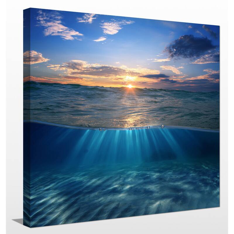 "Underwater 3" Giclee Print Canvas Wall Art