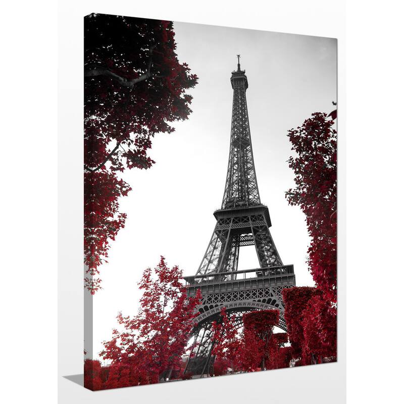 "Eiffel Tower" Giclee Print Canvas Wall Art